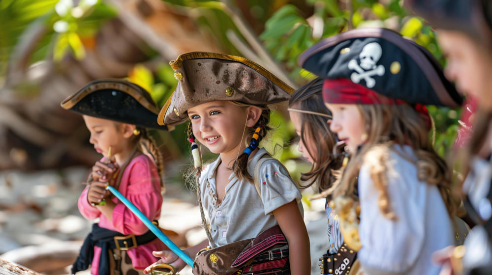 fiesta tematica pirata Anima'ns Animación infantil para eventos, bodas, comuniones...