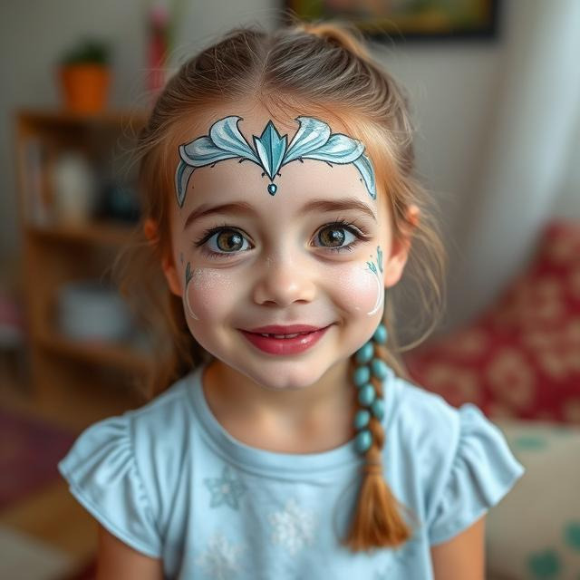 pintacaras frozen maquillaje Anima'ns Animación infantil para eventos, bodas, comuniones...